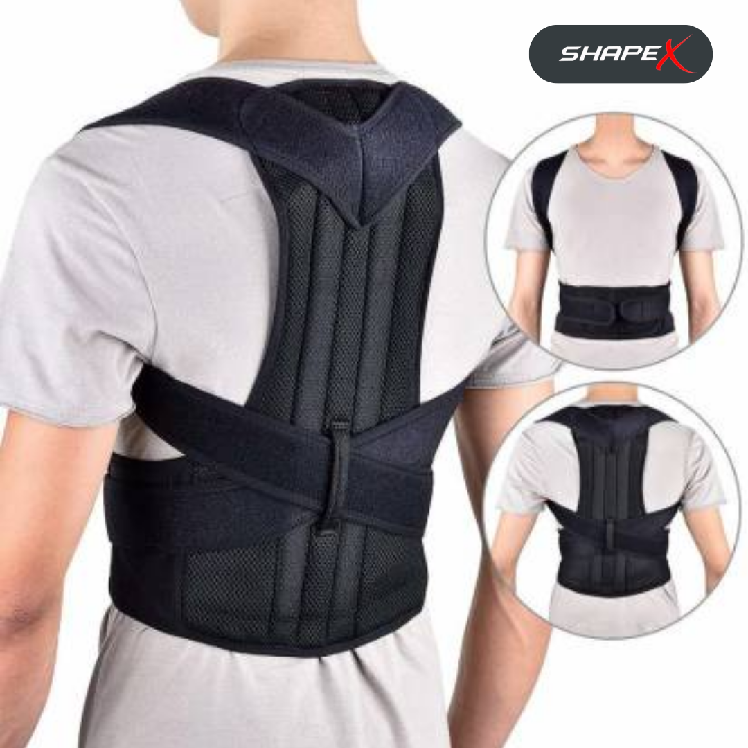 SHAPE X Posture Corrector – Relieve Back & Neck Pain, Align Spine, Improve Posture in 3 Weeks