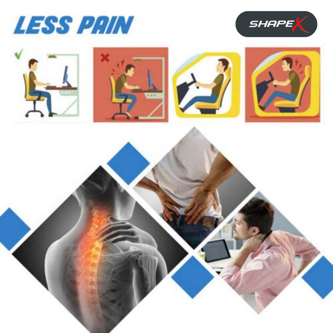 SHAPE X Posture Corrector – Relieve Back & Neck Pain, Align Spine, Improve Posture in 3 Weeks