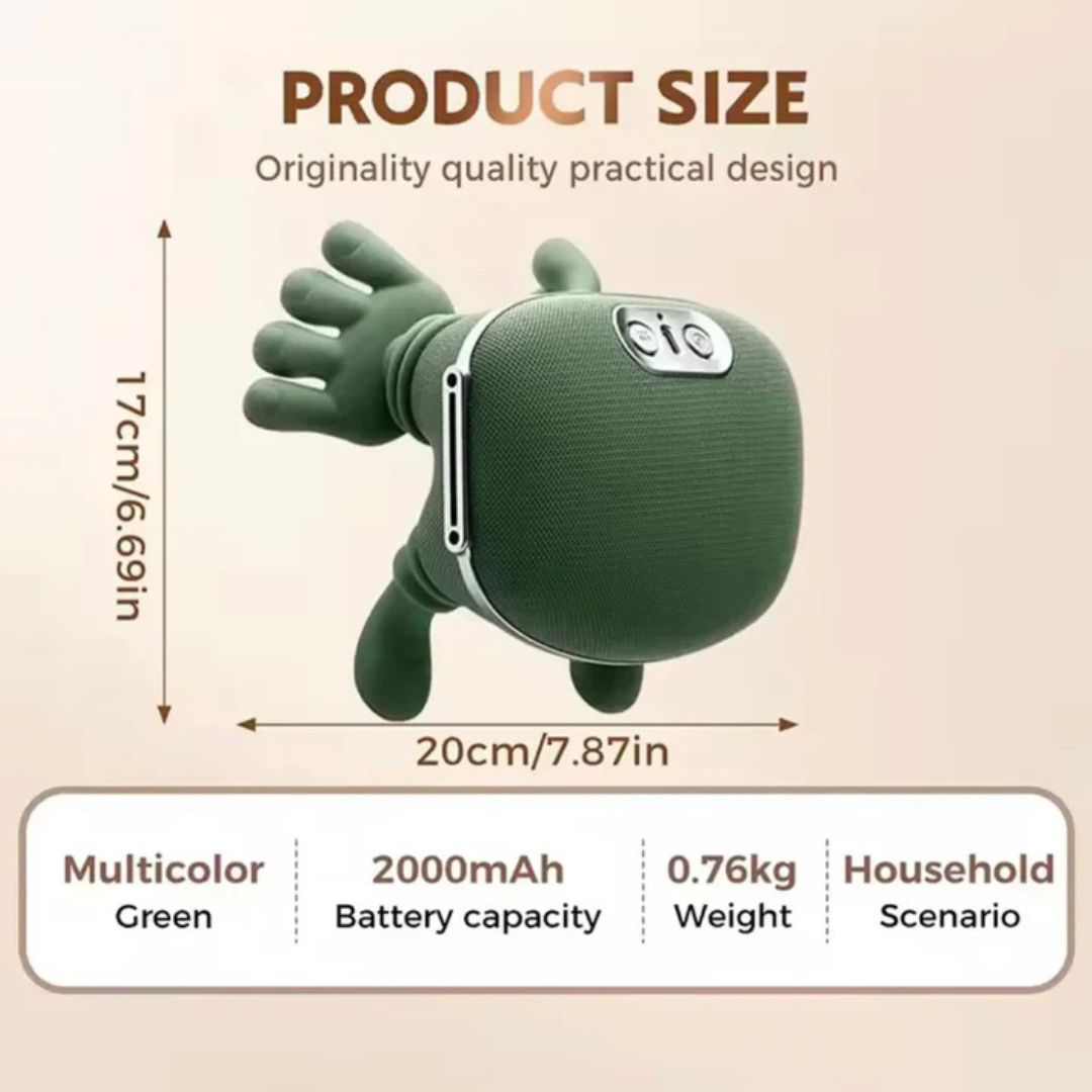 SHAPE X Bionic Heated Massager – Neck & Shoulder Massage Pillow – Real-Hand Kneading, Soothing Heat (40-45°C), 3 Modes – Cordless, Rechargeable, Lightweight – Relieves Stiffness, Tension & Fatigue