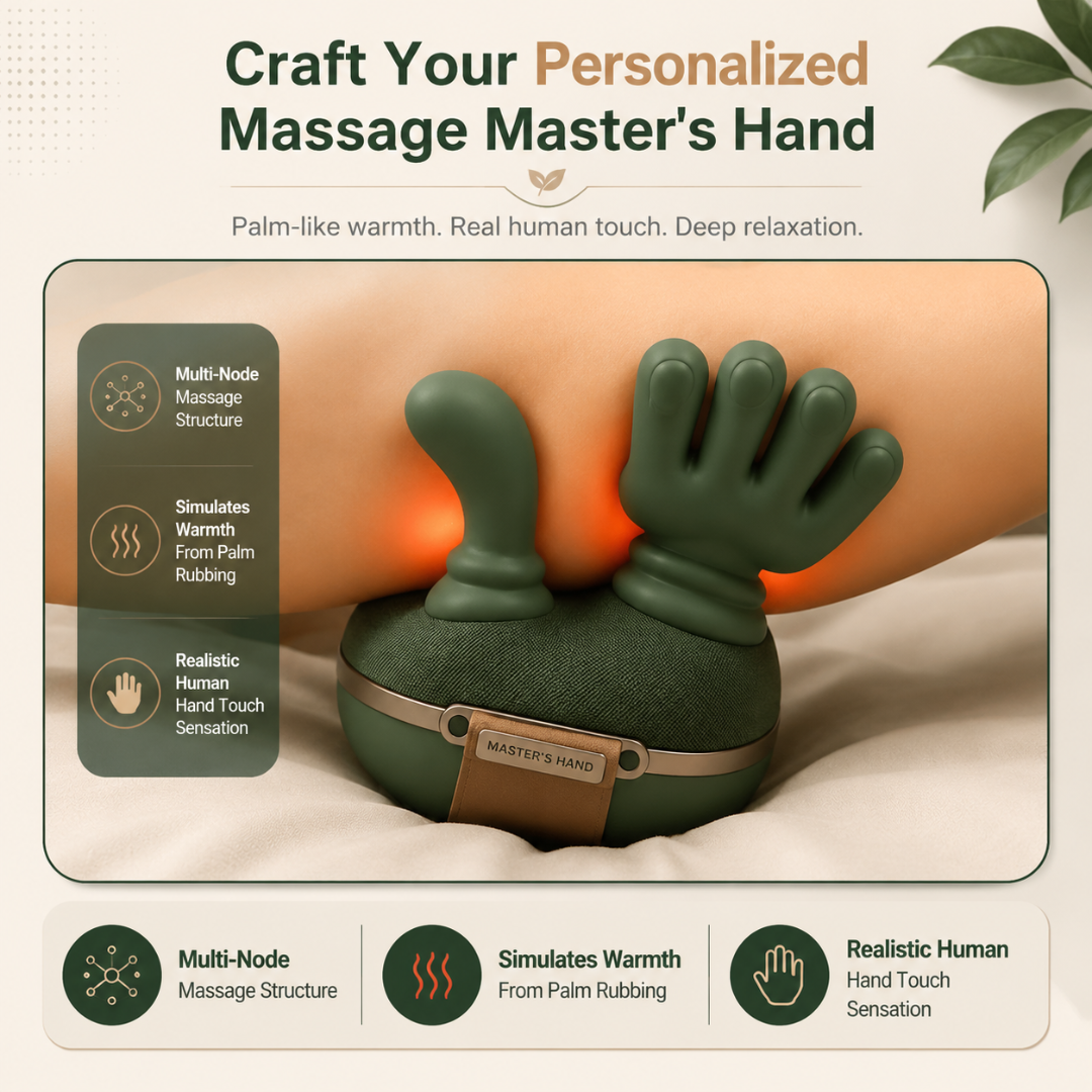 SHAPE X Bionic Heated Massager – Neck & Shoulder Massage Pillow – Real-Hand Kneading, Soothing Heat (40-45°C), 3 Modes – Cordless, Rechargeable, Lightweight – Relieves Stiffness, Tension & Fatigue
