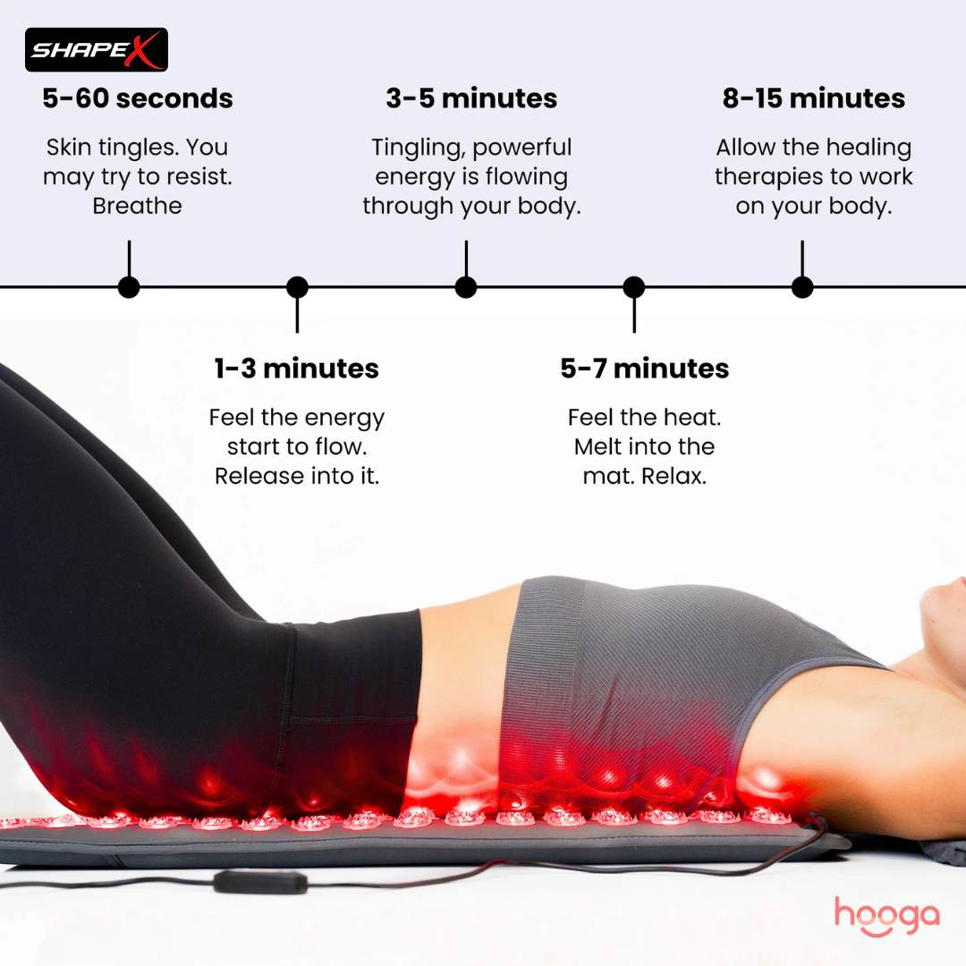 SHAPE X Acupressure Mat & Pillow Set – Relieve Back & Neck Pain, Reduce Stress, Improve Sleep – 10,692 Therapeutic Spikes