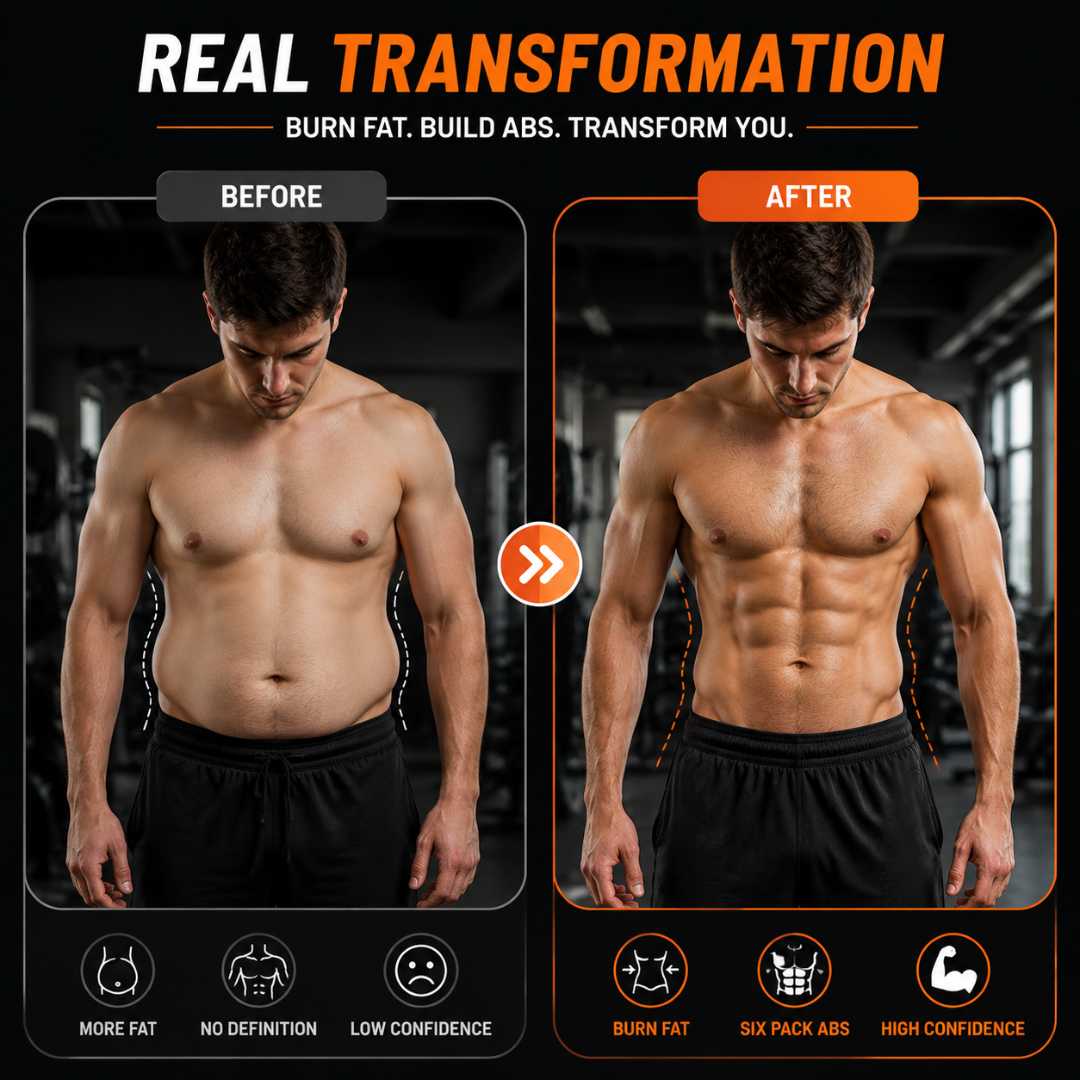 ABS Roller Wheel Workout – Automatic Rebound Core Strength Trainer – Targets Abs, Strengthens Core, Burns Fat, Non-Slip Handles, Durable & Stable – Includes Knee Pad & Digital Timer