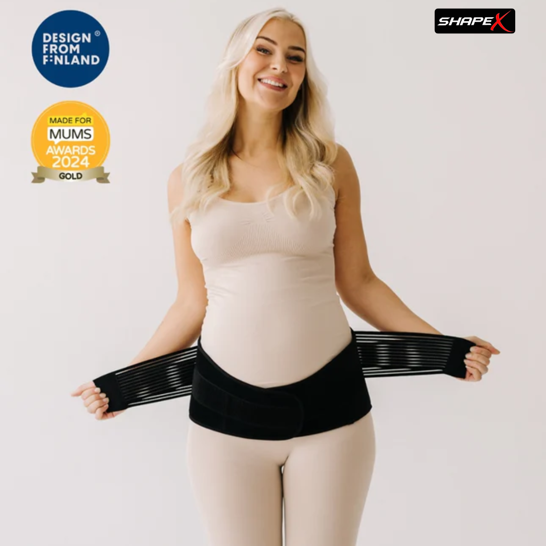 Adjustable Maternity Support Belt – 3-in-1 for Back Pain, Pelvic Pain (SPD/PGP), Bladder Pressure & Stretch Marks – Breathable Mesh, Fits All Trimesters