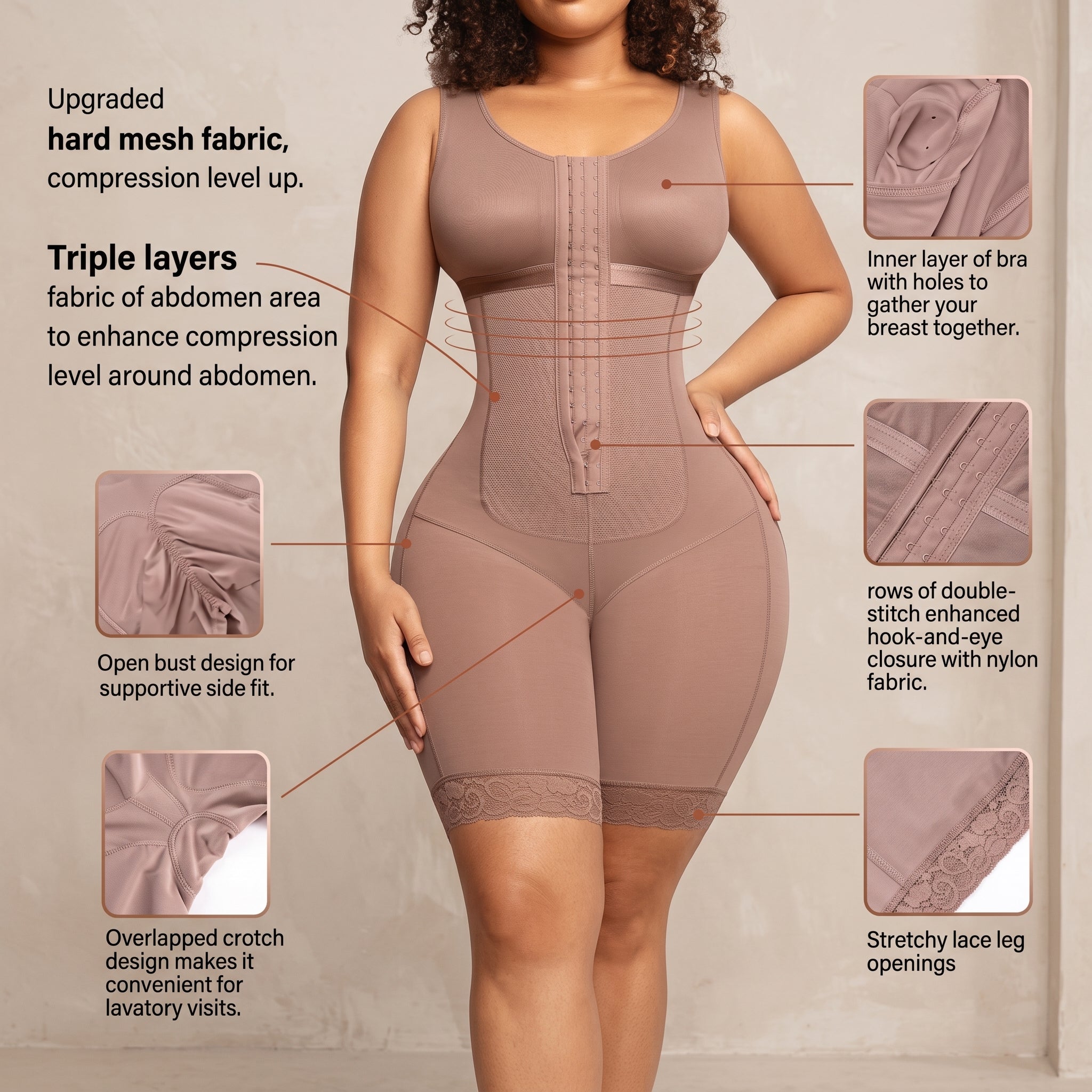 SHAPE X Full Body Shaper – 360° Tummy Control, Butt Lift & Thigh Slimmer – Sculpt, Smooth & Support – Breathable, Anti-Slip, Double Layer Compression – Instant Silhouette Transformation – For Posture Support & All-Day Confidence